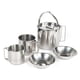 thumbnail image 2 of Juego de tetera de cocina de acero inoxidable para exteriores con 2 tazas de agua 2 tazones olla tet Abanopi Hervidor de agua, 2 of 7