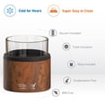 thumbnail image 4 of Vaso de whisky asobu con aislamiento de acero inoxidable, 310 ml, madera natural, 4 of 6