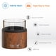 thumbnail image 4 of Vaso de whisky asobu con aislamiento de acero inoxidable, 310 ml, madera natural, 4 of 6