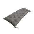thumbnail image 5 of colaxi Garden Bench Cushion Rectangle -bank -pad -gifts, Comfortable Seat Cushion Terrace Pillow for Furniture in The Open Liebeseat Terrace Stool Dark Gray, 5 of 9