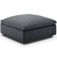 thumbnail image 1 of Modway Commix Ottomane de Sofa Sectionnel Rembourrée et Capitonnée, Garnie de Duvet, Gris, 1 of 2