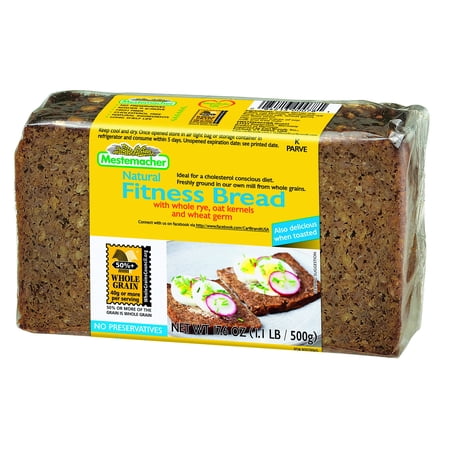 Mestemacher - Nutritious Whole Grain Fitness Bread - 17.6 Oz Case of 12