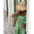 thumbnail image 2 of Cross-Border European And American Women's Clothing  Flower Print Loose Dress Summer Vacation Style Long Dress, 2 of 2