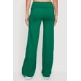 thumbnail image 4 of Women's Ruched Fold Over High Waisted Wide Leg Pull On Pants, 4 of 4