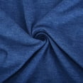 thumbnail image 7 of Women's Summer Short Sleeves Tops Cold Shoulder V Neck Shirts Polyester Casual Hollow-out Strappy Plain Tees (Small, Blue), 7 of 7