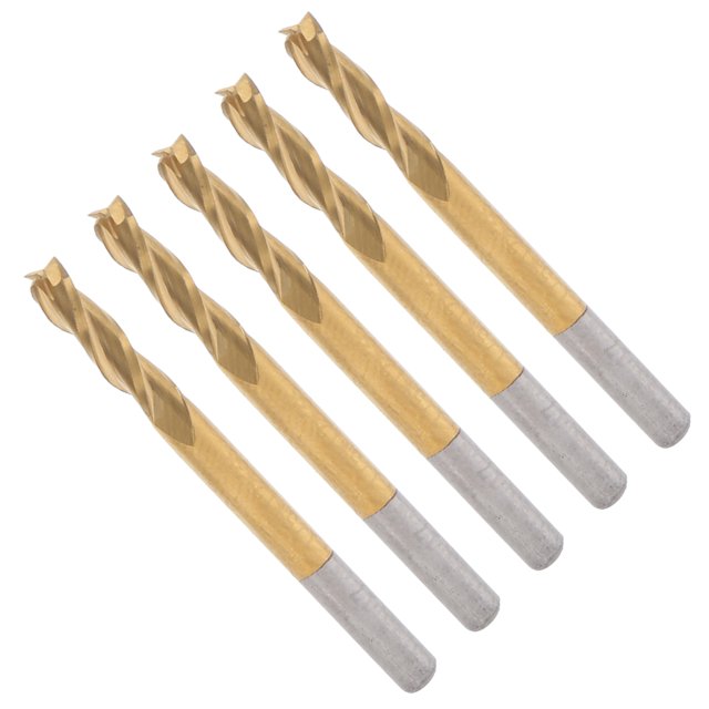 3-Flute Milling Cutter, Router Bit Durable Ergonomic For Cutting For Engraving For Milling For Drilling ANGGREK Milling Tool