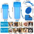 thumbnail image 6 of Dog Paw Cleaner Set, Silicone Dog Paw Washer Cup 2 in 1, Portable Grooming Cat Paw Scrubber with Shower Brush, Towel, Finger Set Toothbrush, Pet Gifts for Medium Large Dogs, 6 of 7