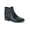 Black, variant on Womens Mackenzie Faux Leather Ankle Booties