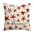 thumbnail image 3 of 250 Anniversary Usa 4Th Of July 4Th Of Patriotic Blue Red Pillow Covers 1616 Set Of 2, Fourth Independence Star Print Decorative Throw Pillowcases Outdoor Memorial Day Cushion Cases Couch, 3 of 7