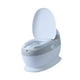 thumbnail image 3 of Inodoro ergonómico para bebés, resistente y antideslizante, ideal para aprender a ir al baño. Gris, 3 of 9