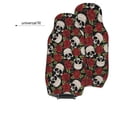 thumbnail image 6 of Yiaed Red Rose Skull Print Car Seat Covers,Universal Auto Seats Protector Fits for Car,SUV Sedan,Truck,Automotive Seat Covers & Accessories(Two packs), 6 of 7