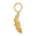 thumbnail image 4 of Charms Collection 14K Textured Oyster Shell Charm, 4 of 4