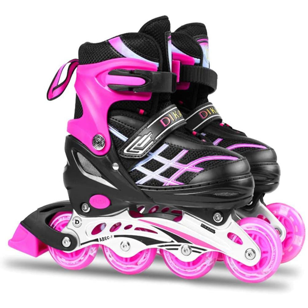 Details about   Skates Roller Adjustable Size for Kids/Adults 4 Wheels Children Boys Girls Gifts 