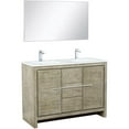 thumbnail image 3 of Lexora Home Lafarre 48" Single Quartz Top Bathroom Vanity with Faucet and Mirror, 3 of 14