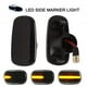 thumbnail image 4 of Luz LED de marcador lateral dinámica para coche, señal de giro para IS200 300 LS430 Prius 1999-2005, transparente, 4 of 5