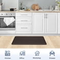 thumbnail image 4 of Bxaolu 1/2 Inch Thick Kitchen Mats for Floor, Kitchen Rug for Standing Desk, Non-Slip, Thicker, Stain Resistant, Comfort Anti Fatigue Floor Mat for Home, Kitchen, Office - (Brown,17.3" x 28"), 4 of 7