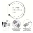 thumbnail image 2 of Correa de acero inoxidable 2025 para Apple Watch Ultra 2 de 49 mm, 9/8/7/6/5/4/3/2/1/SE, para iWatch de 38/40/41/42/44/45 mm, correa de pulsera ajustable, 2 of 5