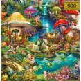 thumbnail image 2 of Puzle Merry Mushroom Village de 500 piezas de Buffalo Games Gold, 2 of 8