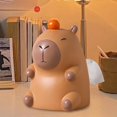 thumbnail image 1 of Capybara Silladora Caja de papel multifuncional Caja de servilletas de tarjetas de servilleta de animales Multifuncionales Almacenamiento de, 1 of 8