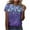 Multicolor Blouses, variant on Jsaierl Tops for Women Short Sleeve Summer Elegant Shirts Round Neck Flowy Ladies Blouses Boho Floral Graphic Tshirts Top Plus Size S-5XL