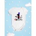 thumbnail image 3 of My First 4Th Of July Fancy Bodysuit Infant -Image by Shutterstock,  6 Months, 3 of 4