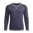 thumbnail image 5 of Rvasteizo Mens Crew Neck Tops Long Sleeve Crew Neck Base Layer Colorblock Top for Fall Winter Daily Wear XL, 5 of 5