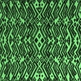 thumbnail image 1 of Ahgly Company Indoor Square Abstract Emerald Green Modern Area Rugs, 7' Square, 1 of 4