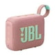 thumbnail image 1 of JBL Go 4 - Altavoz Bluetooth ultraportátil, resistente al agua y al polvo, sonido Big Pro con graves potentes, batería incorporada de 7 horas, fabricado en parte con materiales reciclados (Rosa), 1 of 5