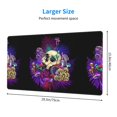 thumbnail image 2 of Pofeuu Mushrooms and Skull Print Mouse Pad,Rubber, Multipurpose Comfortable Waterproof Mousepad Desk Mat for Gamer Office Home, 2 of 8