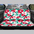 thumbnail image 6 of Pzuqiu Front and Rear Seat Cover Set Easy to Install Polyester, Compatible with SUV Seats Automotive Seats, for Trucks Cars, Floral and Leaf Design, 6 of 10