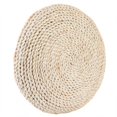 thumbnail image 3 of Filfeel Coussin de Sol, Style Japonais Rond Tatami Coussin de Sol Tissé à la Main Pouf de Sol pour Méditation Yoga, Coussin Rond, 3 of 8