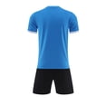 thumbnail image 2 of LWNYDPLSD Soccer Jerseys Set for Boys 2 Piece Summer Team Suit Kids School Uniforms Personalized Shirts Gym Training Mesh Shorts Running Sports Outfits for Basketball Running Toddler Clothes, 2 of 5