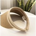 thumbnail image 5 of YooGuoGuo Women's Summer Straw Visors Wide Brim Roll-up Straw Sun Hat Sun Visors, 5 of 6
