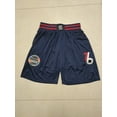thumbnail image 1 of Pantalon de Basketball Sun Lakers 76ers Heat Raptors Magic Poche Short Brodé Dense Rétro Pantalon de Basketball, 1 of 4