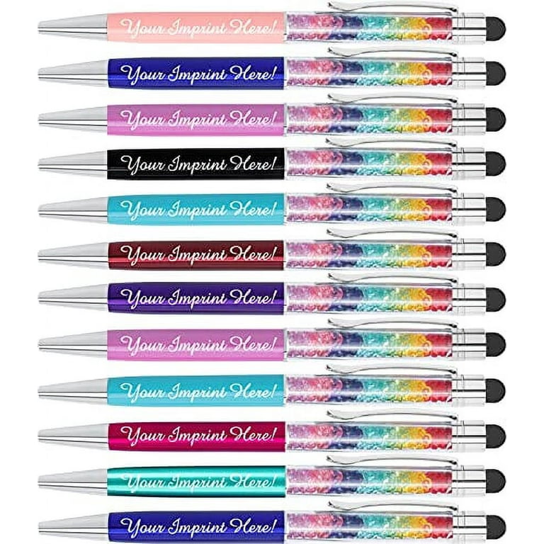 Rainbow Glitter Pen, Personalized Pen, Custom Glitter Pens