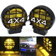 5.5" 4X4 Round Off Road Driving Halogen Fog Led Work Light Lamp Spotlight FD