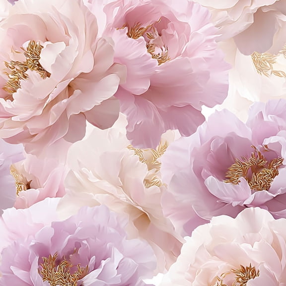 Peel and Stick Wallpaper Pastel Peony Flowers Pink Blush Petals Spring Decor Wall Mural 23.6in x 9.8ft Self Adhesive Removable Wall Paper Renter Friendly Wallpaper for Nursery Bedroom Cabinets