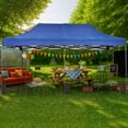 thumbnail image 5 of Ainfox 10x20 Heavy Duty Pop up Canopy Tent with Weighted Sandbags, Outdoor Shade Instant Folding Event Gazebo with Wheeled Bag, Waterproof UV Protection Shade for Events,Blue, 5 of 9