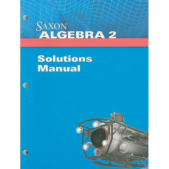 Pre-Owned Saxon Algebra 2 Solution Manual Paperback