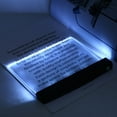 thumbnail image 2 of Luces de lectura LED, lámpara de lectura de luz brillante, tablero Lightwedge, luz de libro para lectura nocturna, funciona con pilas, para leer en la cama, el automóvil., 2 of 5