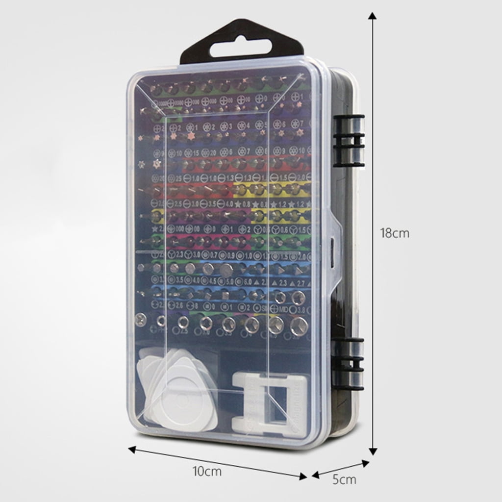 117 in 1 Precise Screwdriver Set Magnetic bit Professional Tool Kit For Electronics Repair With Ergonomic Handle