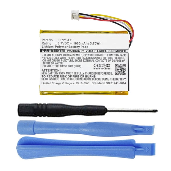 1000mAh L0721-LF Battery Replacement for JBL Clip 3 Bluetooth Wireless Speaker