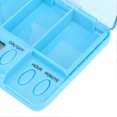 thumbnail image 4 of Portable Smart Medicine Reminder Box, Electronic Medicine Dispenser, Digital Medicine Organizer Case with Multiple Compartments for Home Travel, Blue, 4 of 4