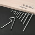 thumbnail image 4 of 100Pcs Socket Head Cap Screws, M4x12mm 304 Stainless Steel Bolt with Hex Wrench, 4 of 6