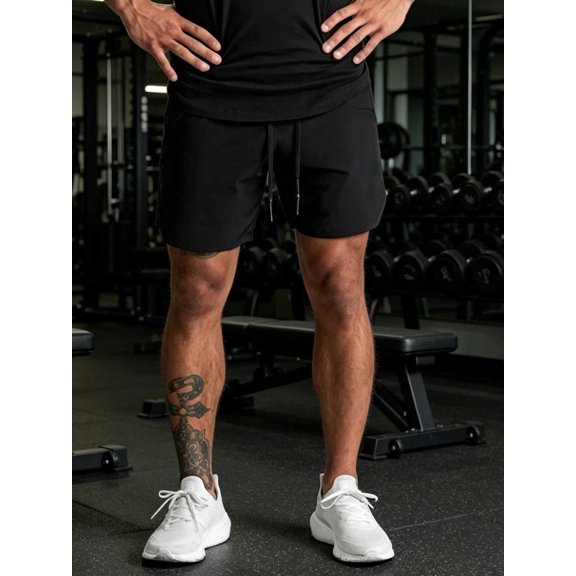 Shorts Men's Running Sports Training Fitness Shorts Jogging Shorts Quick Dry Breathable Lightweight Sports Shorts