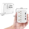 thumbnail image 4 of Multicontacto Brandtrendy  3 tomas AC y 1 puerto USB tipo C, 4 of 8