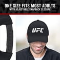 thumbnail image 4 of Gorra de Béisbol Ajustable Snapback Negra Concept One UFC, 4 of 6