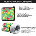 thumbnail image 7 of Watermelon and Lemon Kitchen Oven Mitt and Pot Holder Sets 4 Pcs for Baking, Cooking and Grilling, Heat Resistant Up To 392 °F, 7 of 7