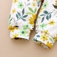 thumbnail image 6 of URMAGIC Big Sister,1-6T/Little Sister,0-12M-Long Sleeve Sunflower 3Pcs Fall Outfit Sets, 6 of 9
