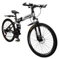 thumbnail image 4 of ARTUDATECH 26 Inch Folding Mountain Bike, Shimano 21 Speed, Dual Disc Brake Foldable Bike for Men Womens Adult Bicycle, 4 of 12